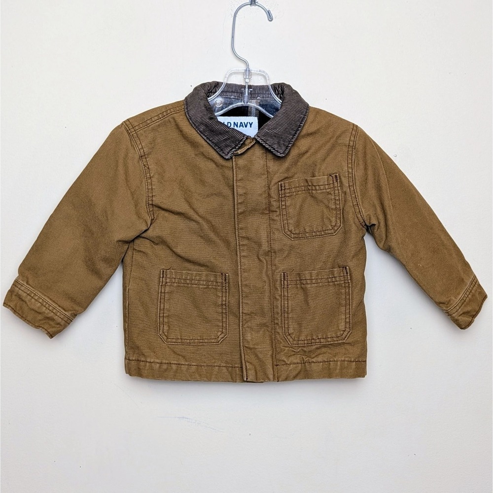 Old Navy Barn Chore Coat Jacket‎ Outdoors Duck Canvas Size 12-18 Months